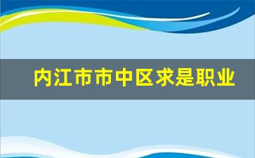 内江市市中区求是职业技术学校2024年录取分数(内江求是职业学院)