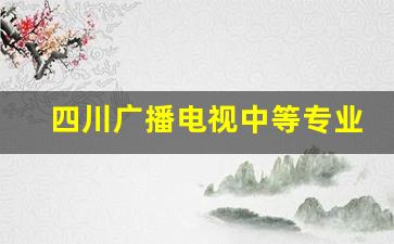 四川广播电视中等专业学校2024年录取分数(四川广播电视中等专业学校官网学籍查询网址)